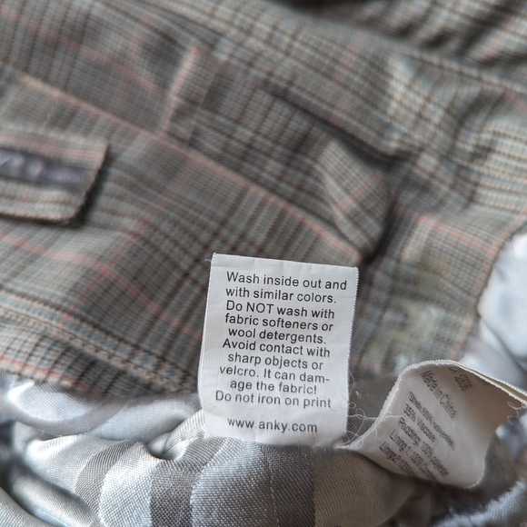 Anky bomber style Plaid Jacket - Picture 13 of 13